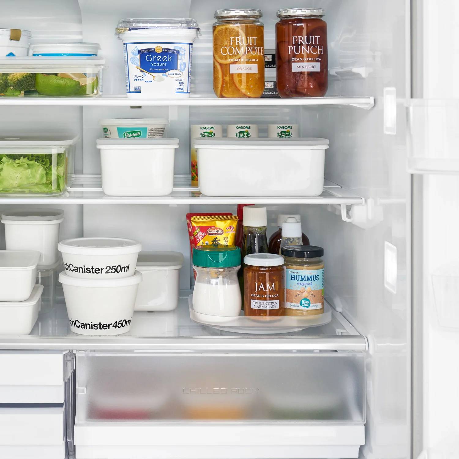 Rotační organizér do lednice Tower 1322, bílý