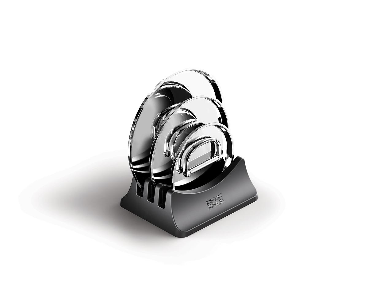 Sada rendlíků Space Steel 1000031, 3ks, nerez/nepřilnavá keramika, skládací madla