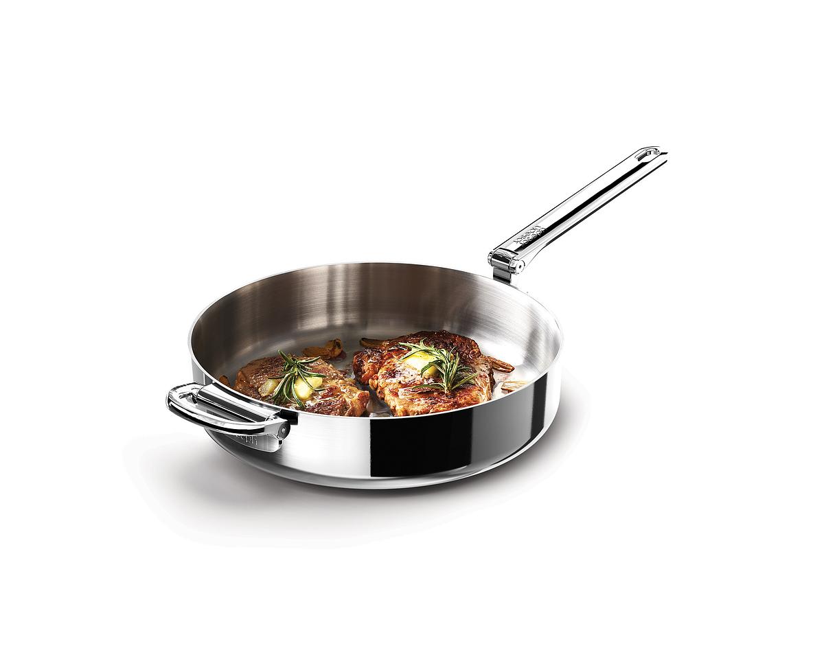 Sada nádobí Space Steel 1000032, 5ks, nerez, skládací madla