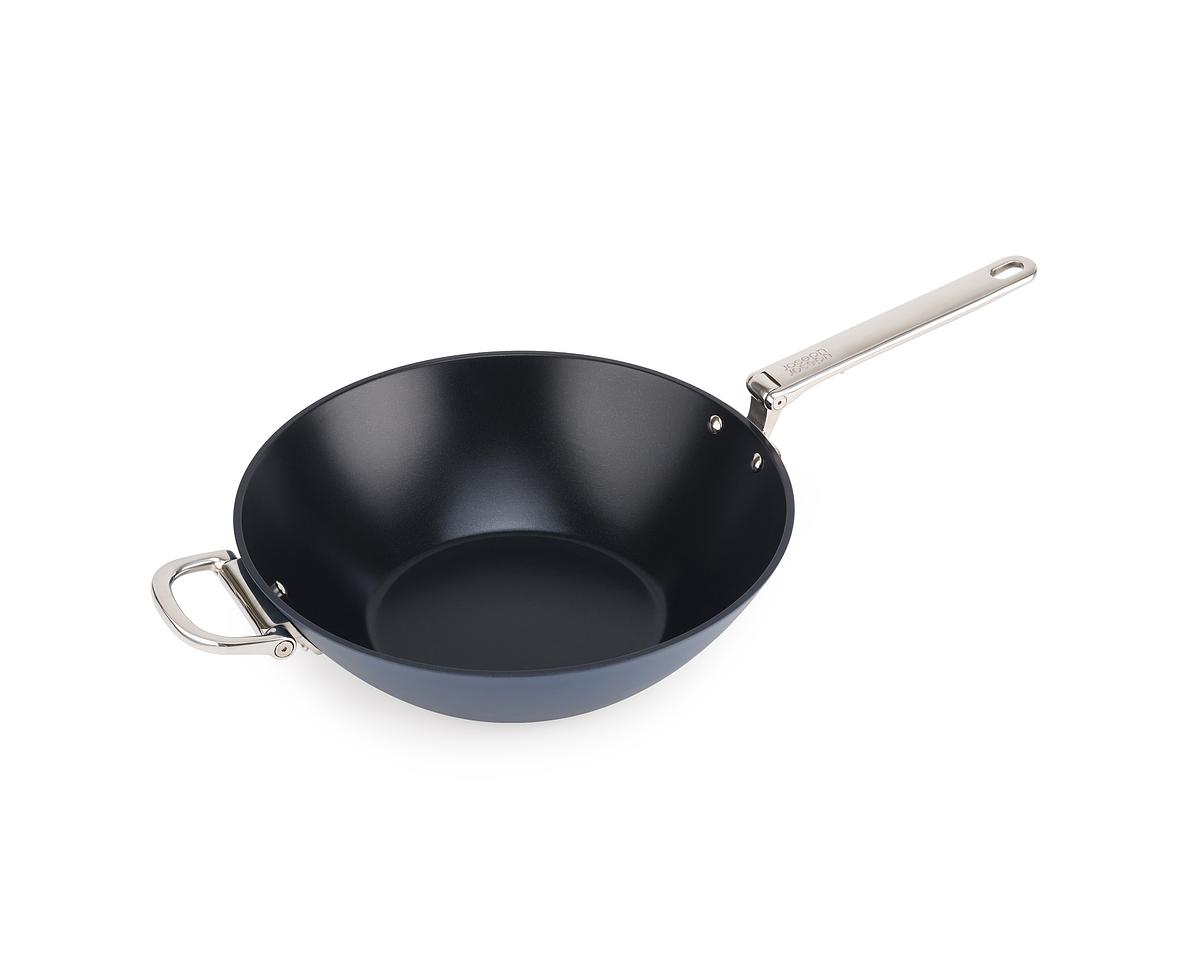 Wok s pokličkou Space Non-Stick 1000035, 32cm, nepřilnavá keramika, skládací madla
