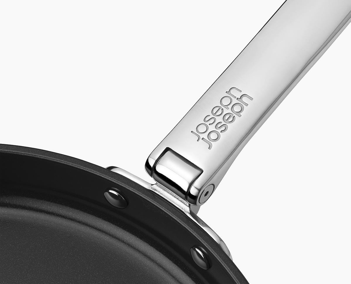 Mělká pánev Space Non-Stick 1000061, 30cm, nepřilnavá keramika, skládací madla