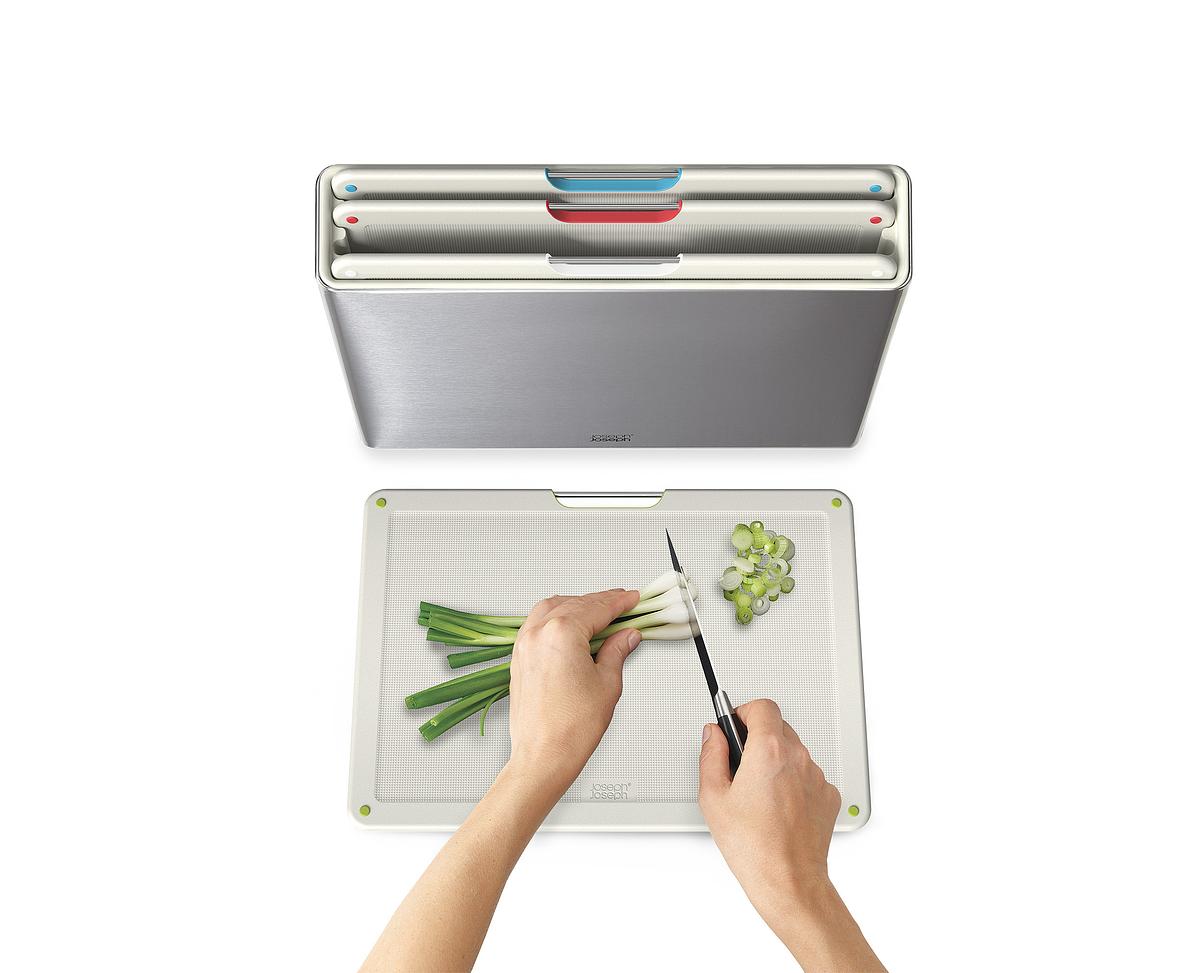 Prkénka se stojanem Folio Steel 100072, Light Stone / Large (34x24cm)