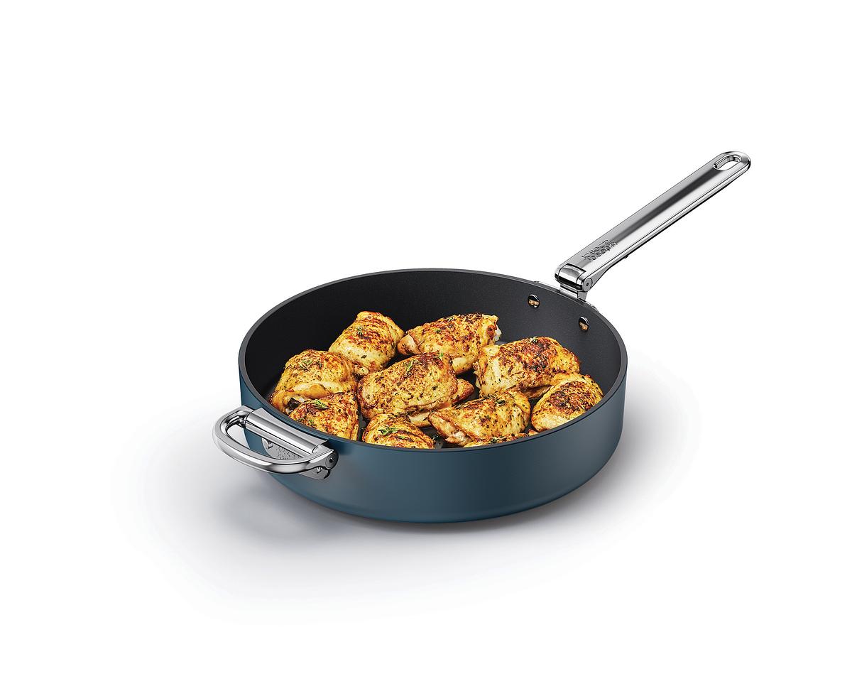 Sada nádobí Space Non-Stick 1000073, 5ks, nepřilnavá keramika, skládací madla