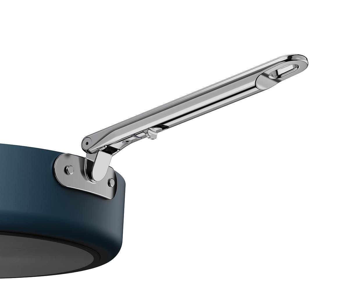 Sada nádobí Space Non-Stick 1000073, 5ks, nepřilnavá keramika, skládací madla