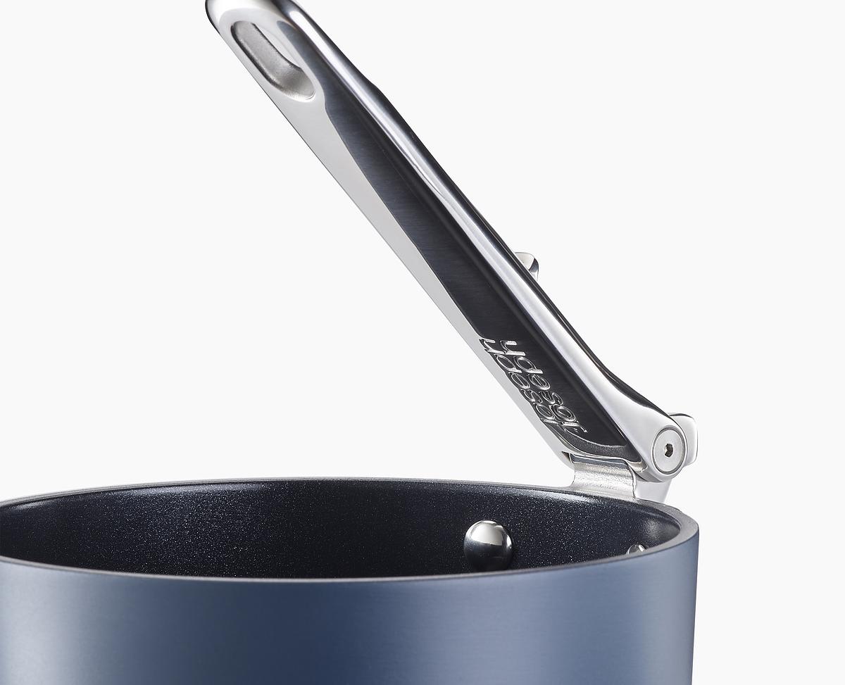 Sada nádobí Space Non-Stick 1000073, 5ks, nepřilnavá keramika, skládací madla