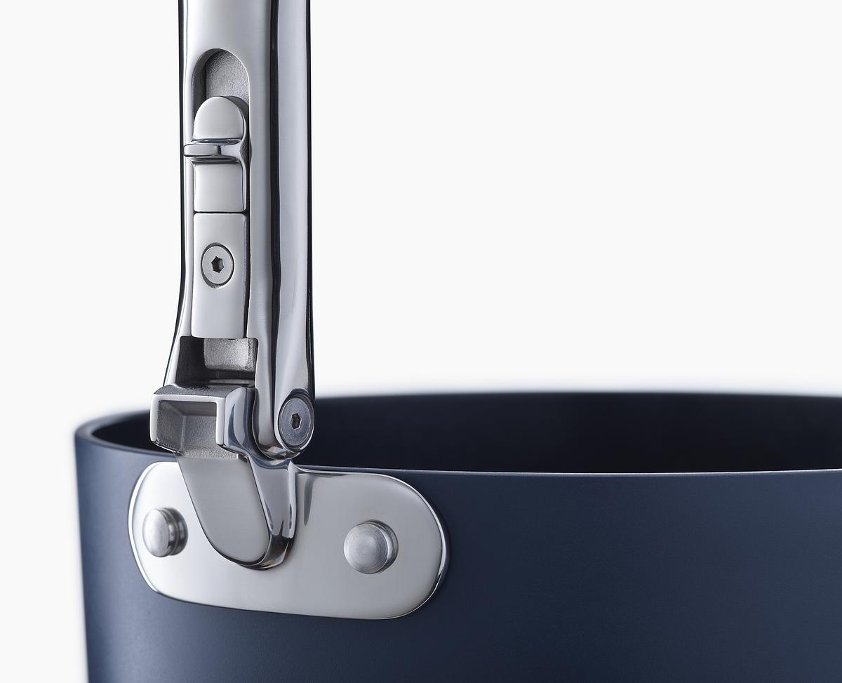 Sada nádobí Space Non-Stick 1000073, 5ks, nepřilnavá keramika, skládací madla