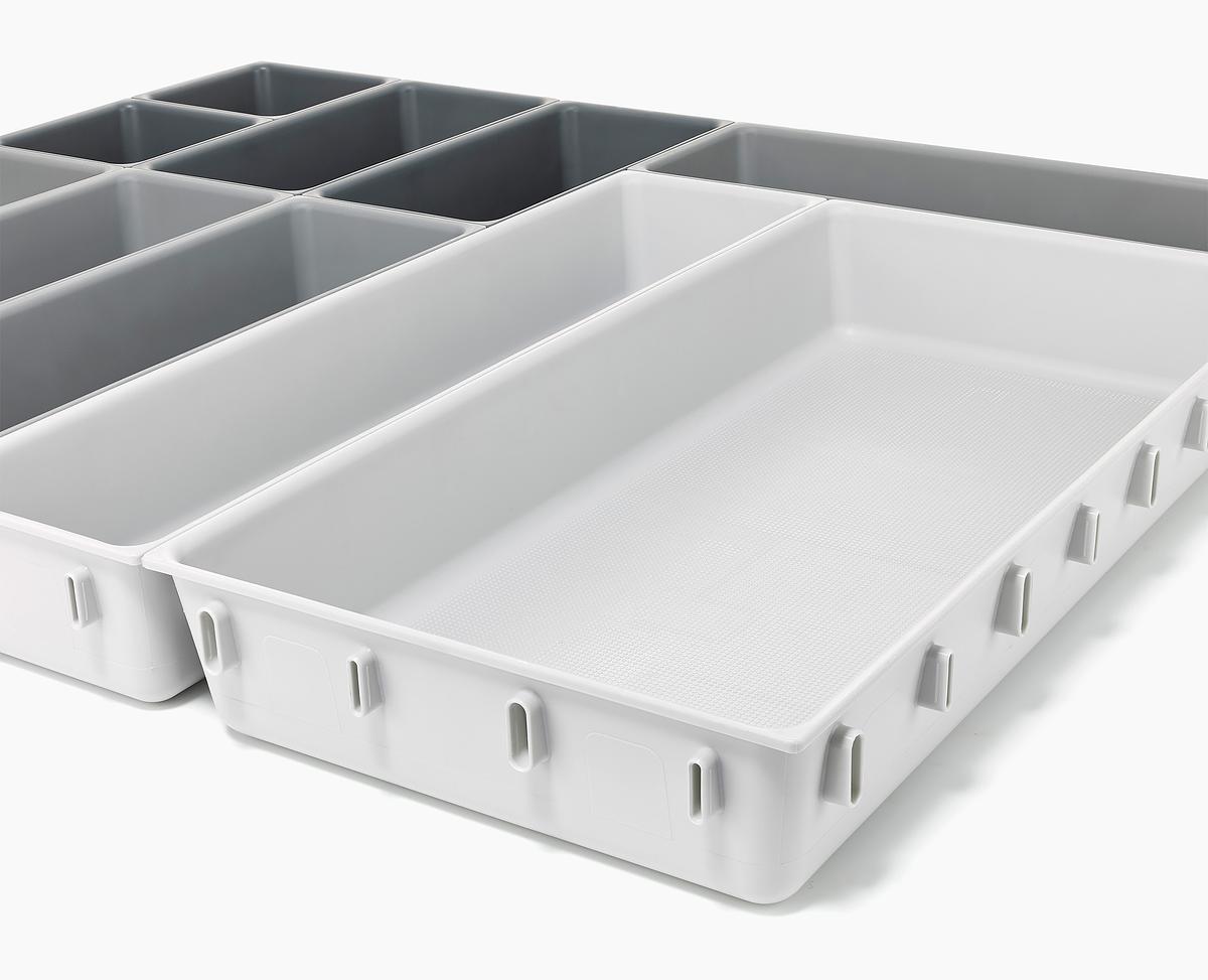 Variabilní organizér do zásuvky Blox 10 8500018, Stone