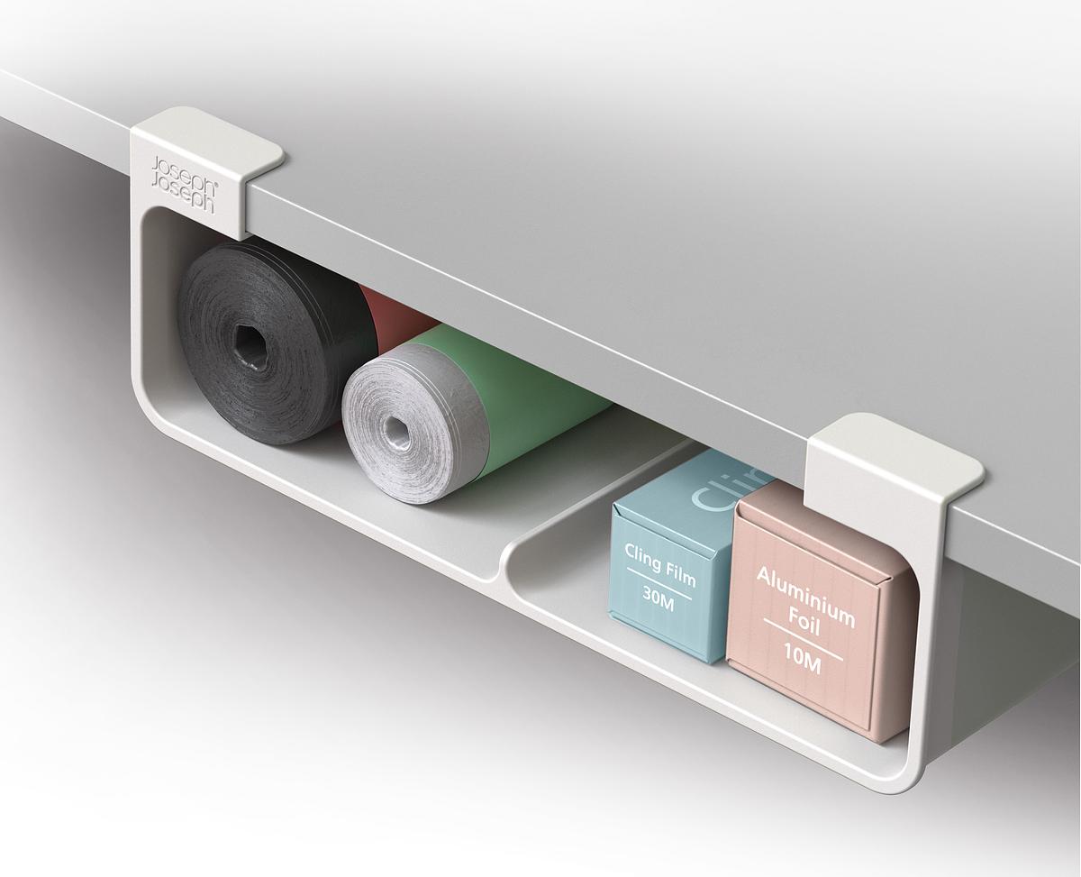 Velký organizér na fólie a sáčky CuboardStore 8500025, Stone