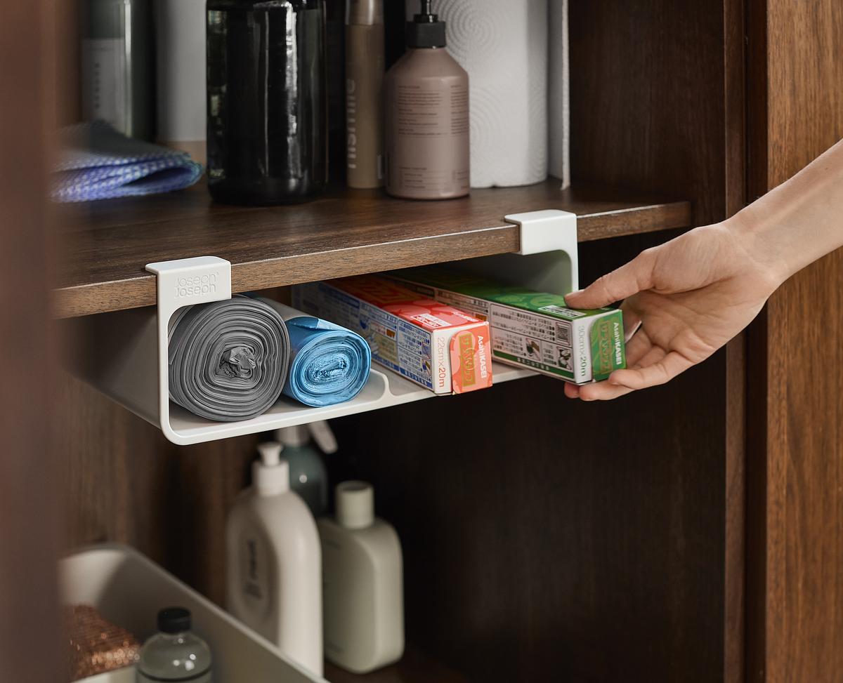 Velký organizér na fólie a sáčky CuboardStore 8500025, Stone