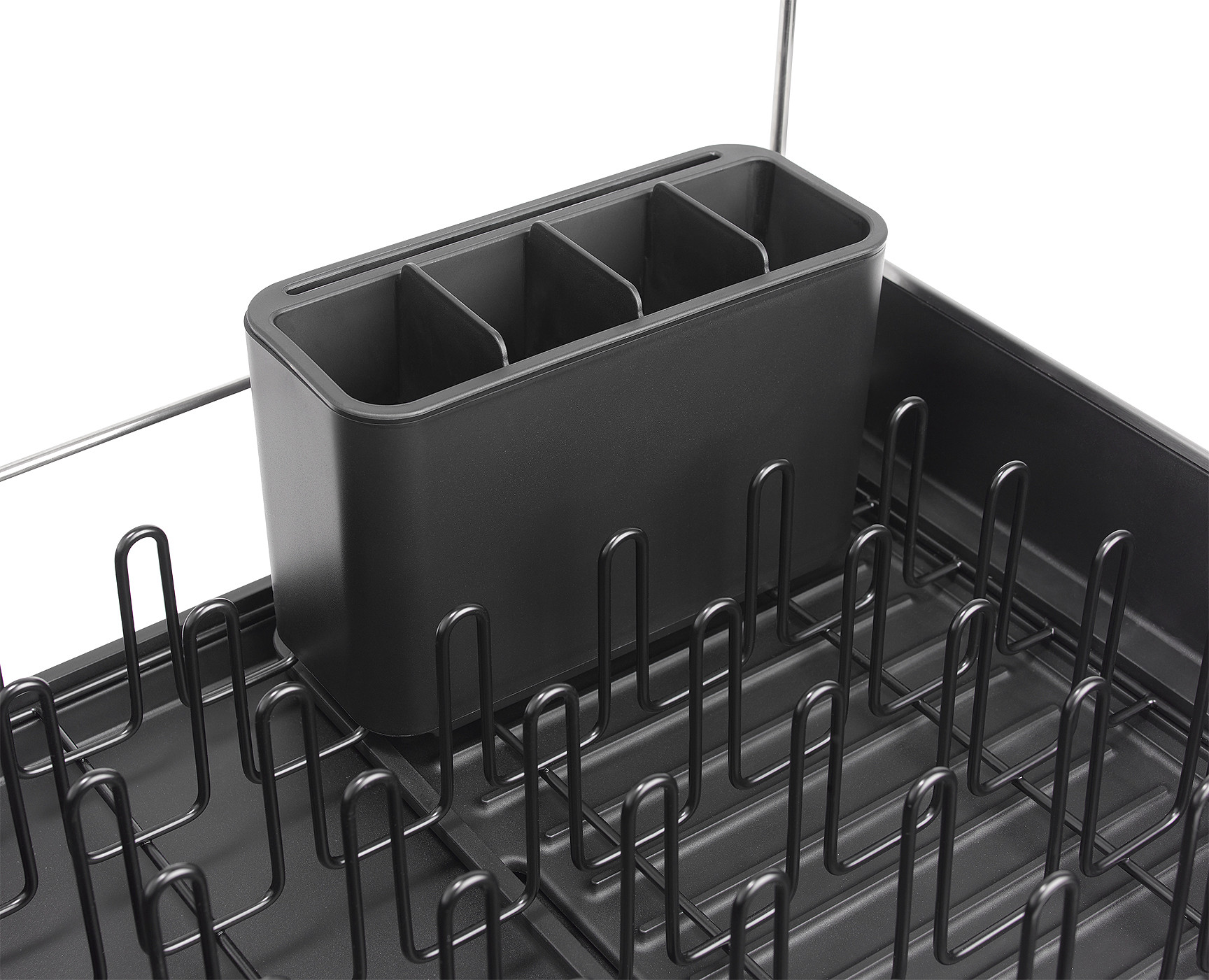 Roztažitelný odkapávač Extend Steel Plus 6500040, Black