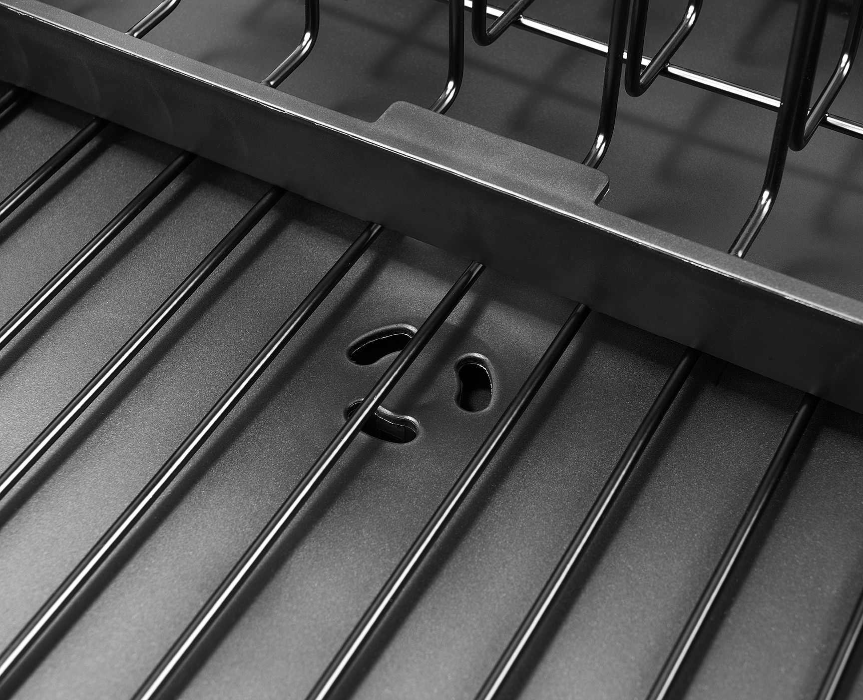 Roztažitelný odkapávač Extend Steel Plus 6500040, Black