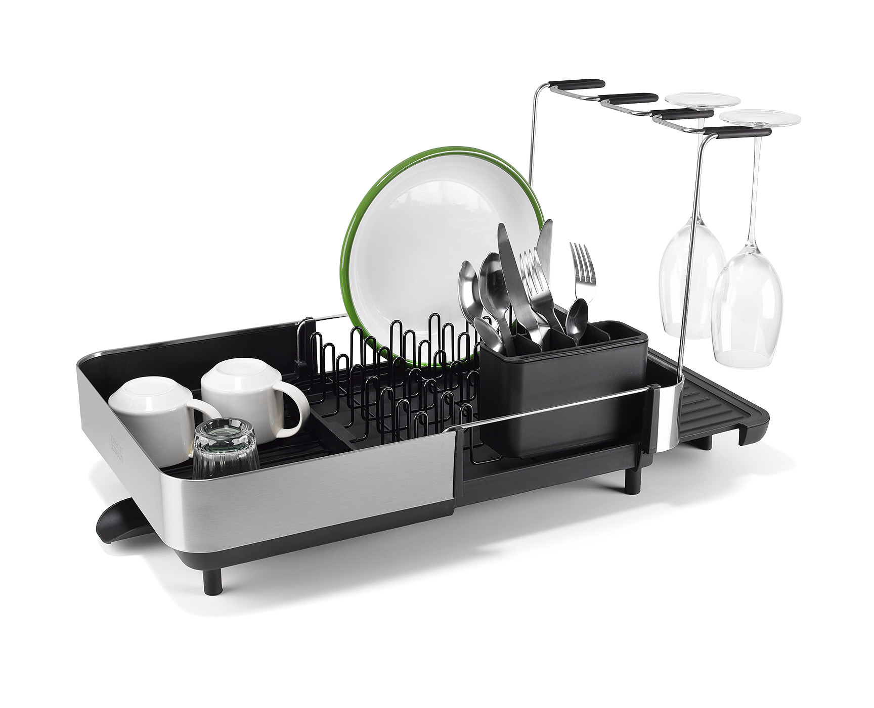 Roztažitelný odkapávač Extend Steel Plus 6500040, Black