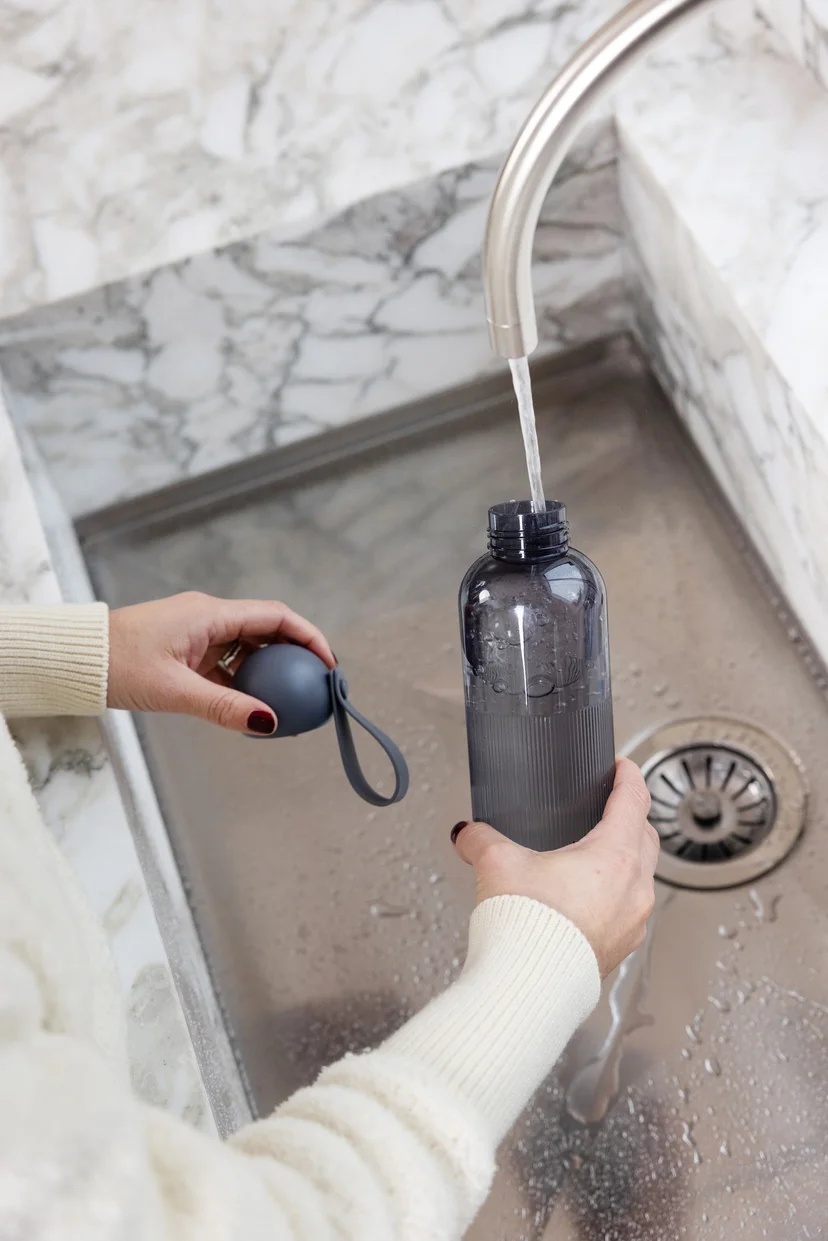 Sportovní láhev Ture 5018611, 600ml, plast, Dark grey