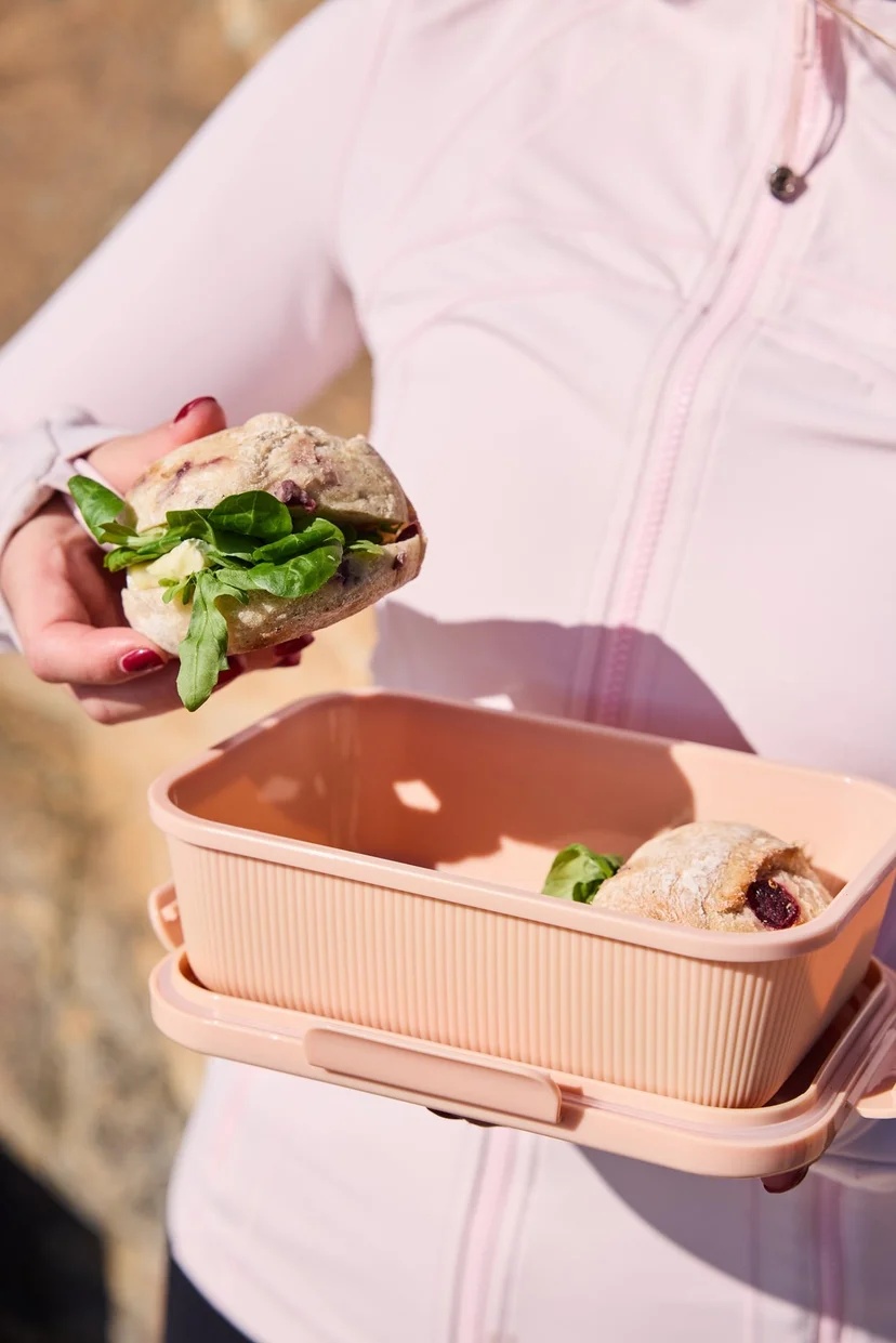 Lunchbox Tina 5018754. 1100ml, plast, Pink Pantone 489C