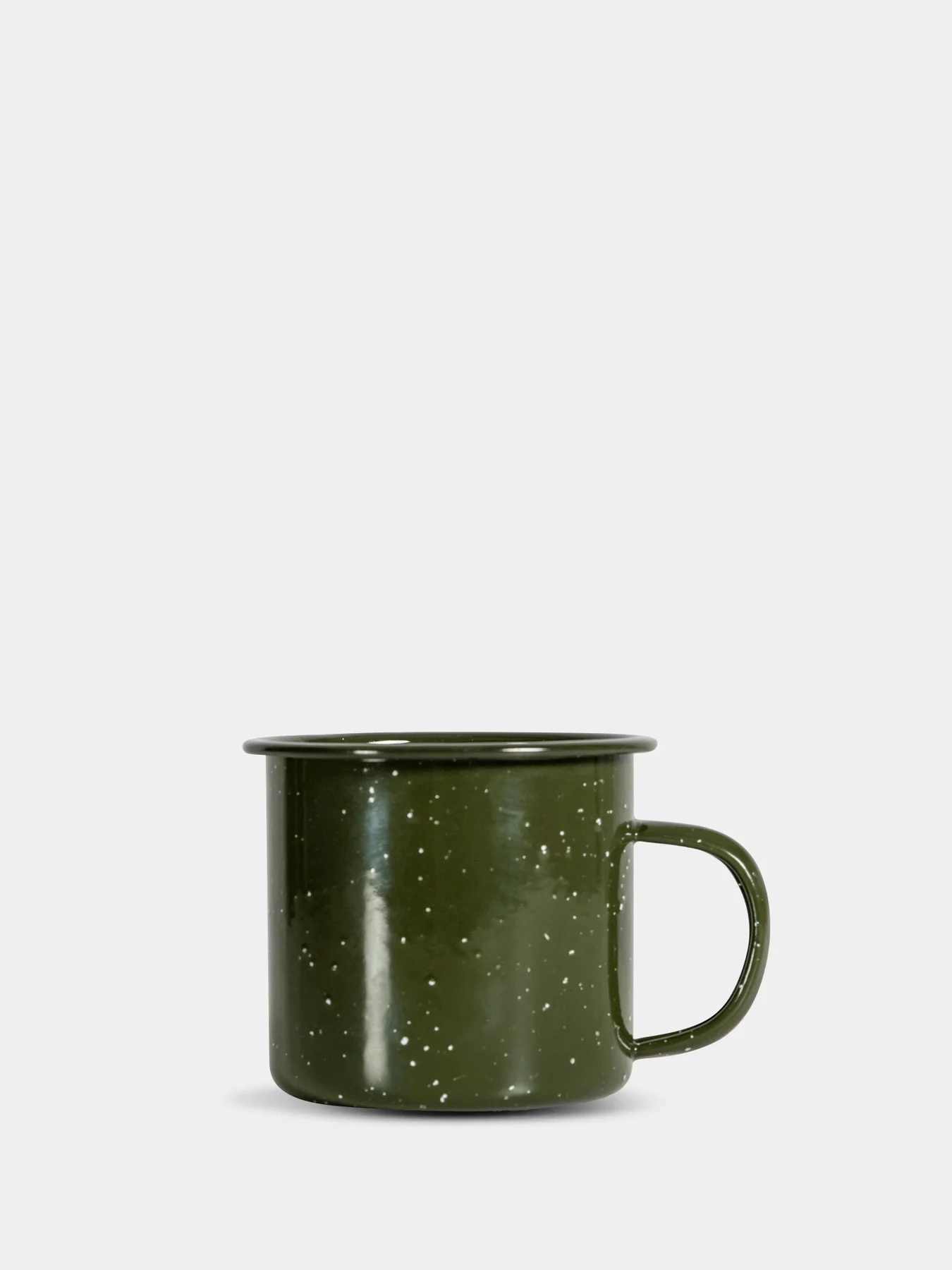 Piknikový hrnek Doris 5018212, 380ml, smalt, zelený