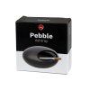 22967 1 ashtray pebble black melamine 24381a