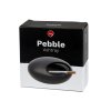 ashtray pebble black melamine 24381A