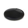22967 3 ashtray pebble black melamine 24381c
