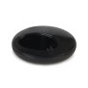 ashtray pebble black melamine 24381F