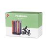 23618 3 bookend postman black metal 26816a