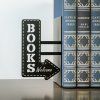 34559 6 bookend bookshop black 26531c