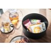 5802 RIN STORAGE CASE WITH LID ROUND DEEP BK 09