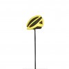 bookmark cyclist black yellow plastic 27764D