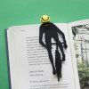 37149 5 bookmark cyclist black yellow plastic 27764b2