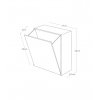 37650 ulozny box yamazaki film hook 5433 2l bily