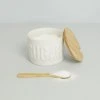 37707 2 sugar bowl sugar white ceramic bamboo 27796b