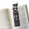 bookmark fishing cat black plastic 27838E