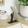 smartphone holder puppy black metal 27771C