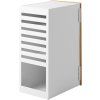 38044 1 organizer na herni konzole yamazaki tower 2109 bily