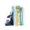 38065 2 bookend scuba blue metal 27906d