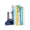 38071 2 bookend lighthouse blue metal 27908d