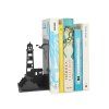 38074 2 bookend lighthouse black metal 27909d