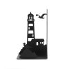 bookend lighthouse black metal 27909D3
