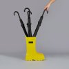 umbrella stand rain boots yellow metal 27989B