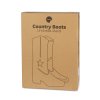 umbrella stand country boots pink metal 27990A