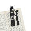 38307 6 bookmark the library black nylon plastic 27930e
