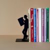 bookend the reader black metal 25330C