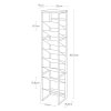 8-patrový stojan na láhve YAMAZAKI Tower 1492, černý