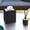 Zásobník na kosmetické ubrousky YAMAZAKI Rin 5179, černé