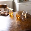Sklenice houpací SAGAFORM Rocking Whiskey 5015282, 200ml, 6ks, jantarové