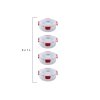 (1000012) Nest Lock Rnd 4pc 1L 2 medium