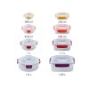 (1000013) Nest Lock Rnd & Rct Pl 8pc 4+4 2 medium