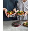 38907 6 nerezova miska na jidlo black blum food bowl fbss bl l017 950ml grey red
