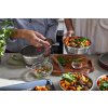 38907 8 nerezova miska na jidlo black blum food bowl fbss bl l017 950ml grey red
