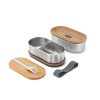 38982 6 lunchbox black blum bento bam bt l016 1l almond grey