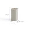 39045 5000004 tota one 60l laundry basket ecru medium